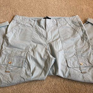 White Black, Cotton Pants, 12, light blue